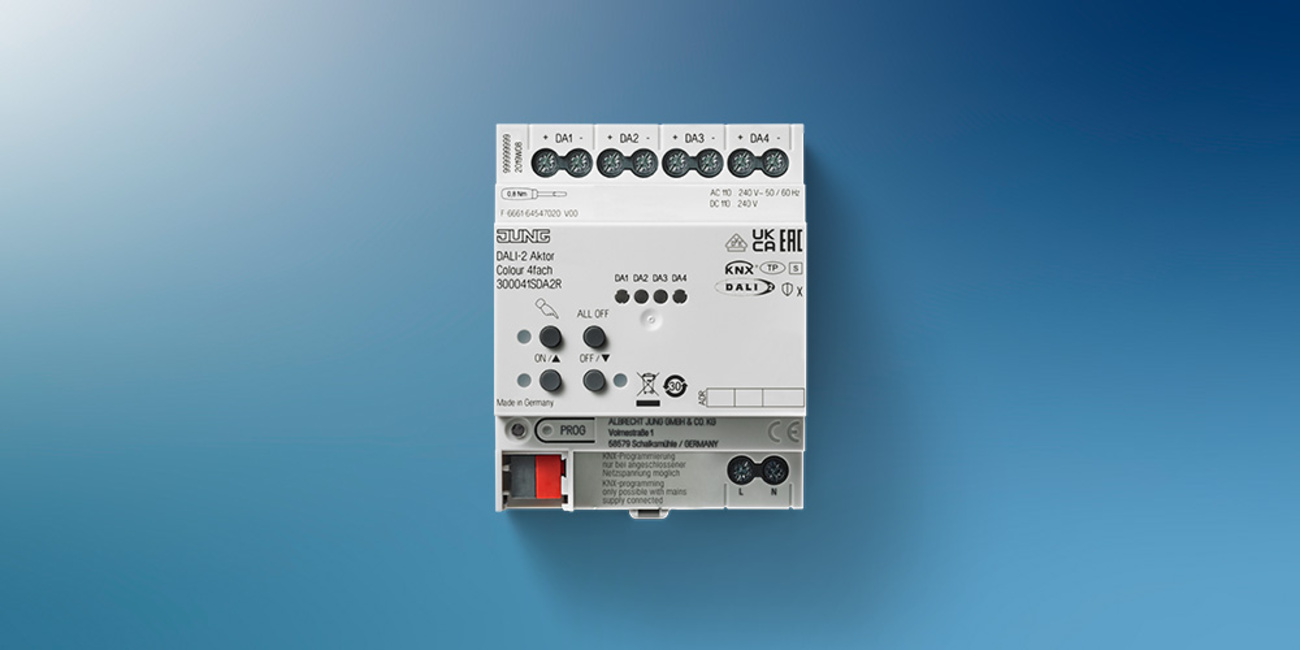 KNX DALI 2 Gateway Colour bei Engel-Elektroservice Fachbetrieb für Elektrotechnik in Nidderau